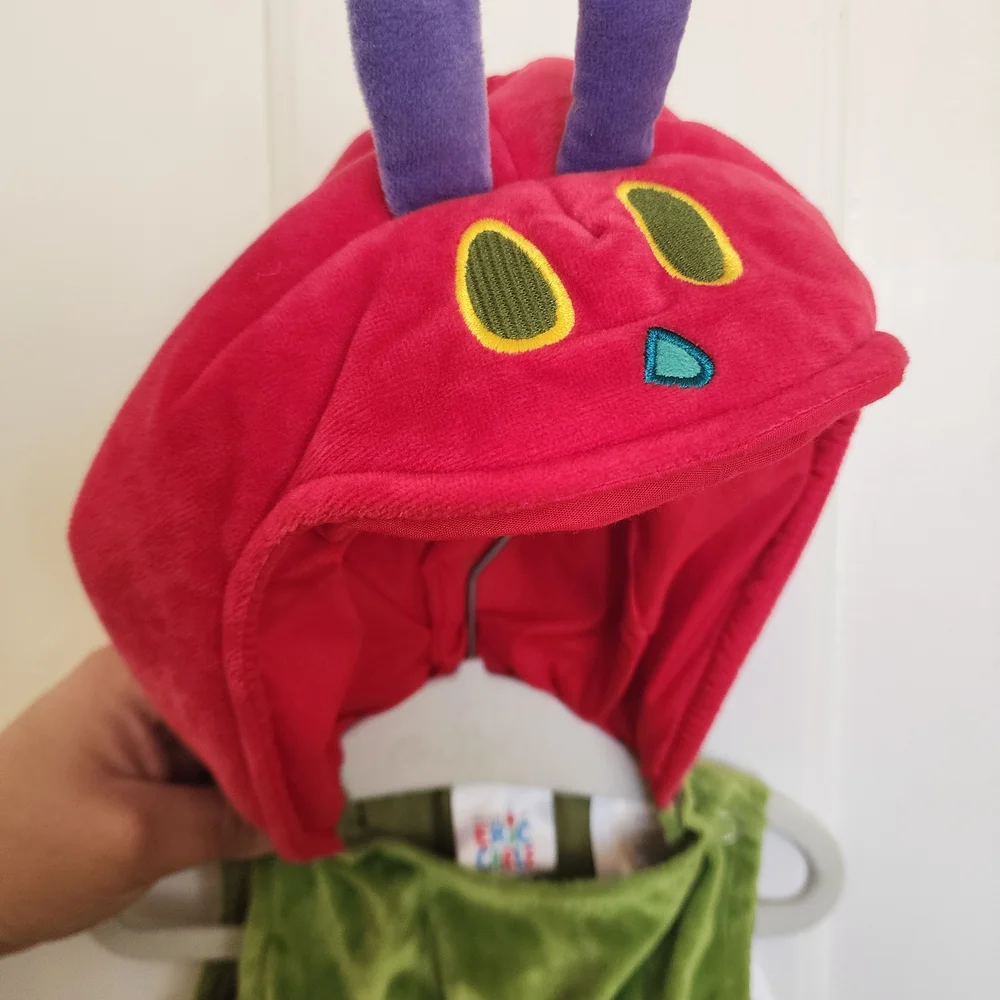 Pottery Barn Kids Green and Red Caterpillar Costume - Picture 3 of 4